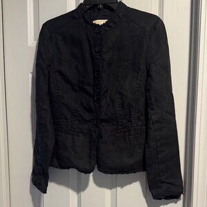 MICHAEL Michael Kors Black Button-Up Jacket